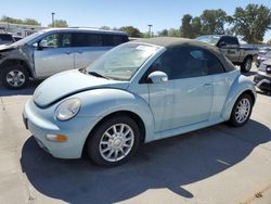 Volkswagen Beetle salvage cars for sale: 2005 Volkswagen New Beetle GLS