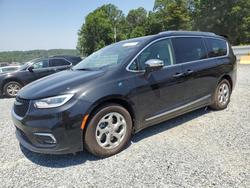 Chrysler Pacifica salvage cars for sale: 2021 Chrysler Pacifica Hybrid Limited