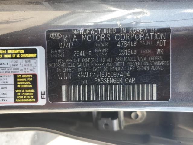 2018 KIA Cadenza Luxury