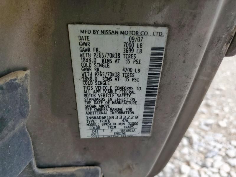 2008 Nissan Titan XE