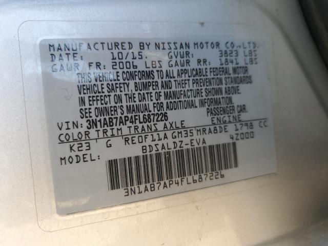 2015 Nissan Sentra s