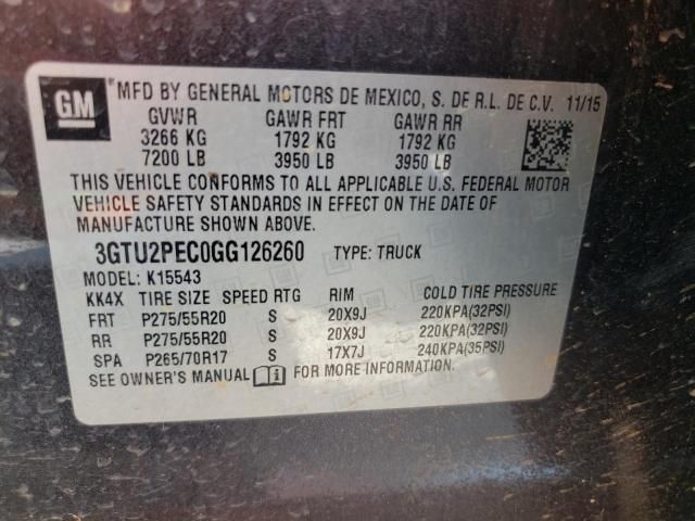 2016 GMC Sierra K1500 Denali