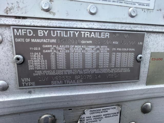 2011 Utility Semi Trailer