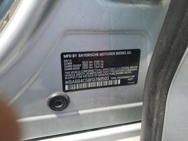 2015 BMW 650 xi Gran Coupe