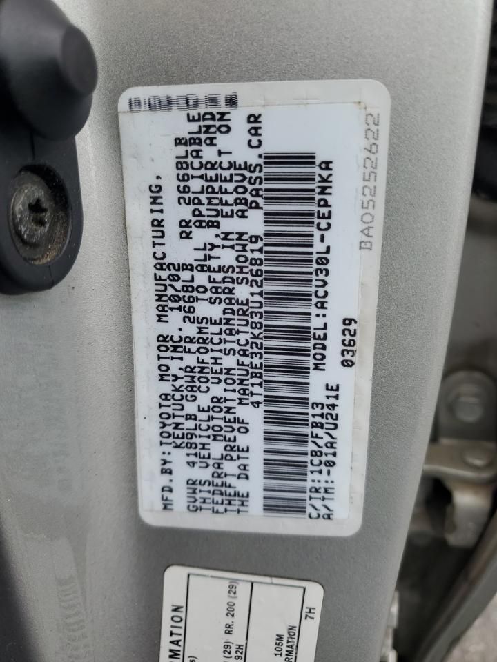 2003 Toyota Camry le