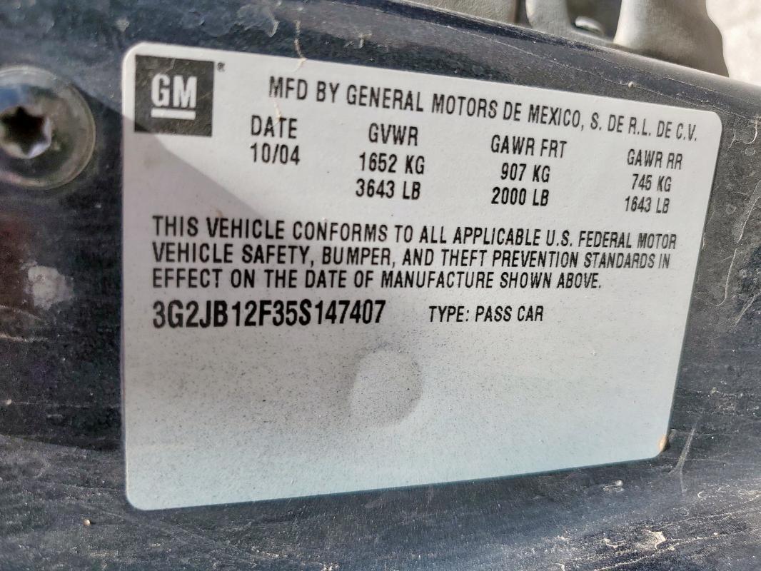 2005 Pontiac Sunfire