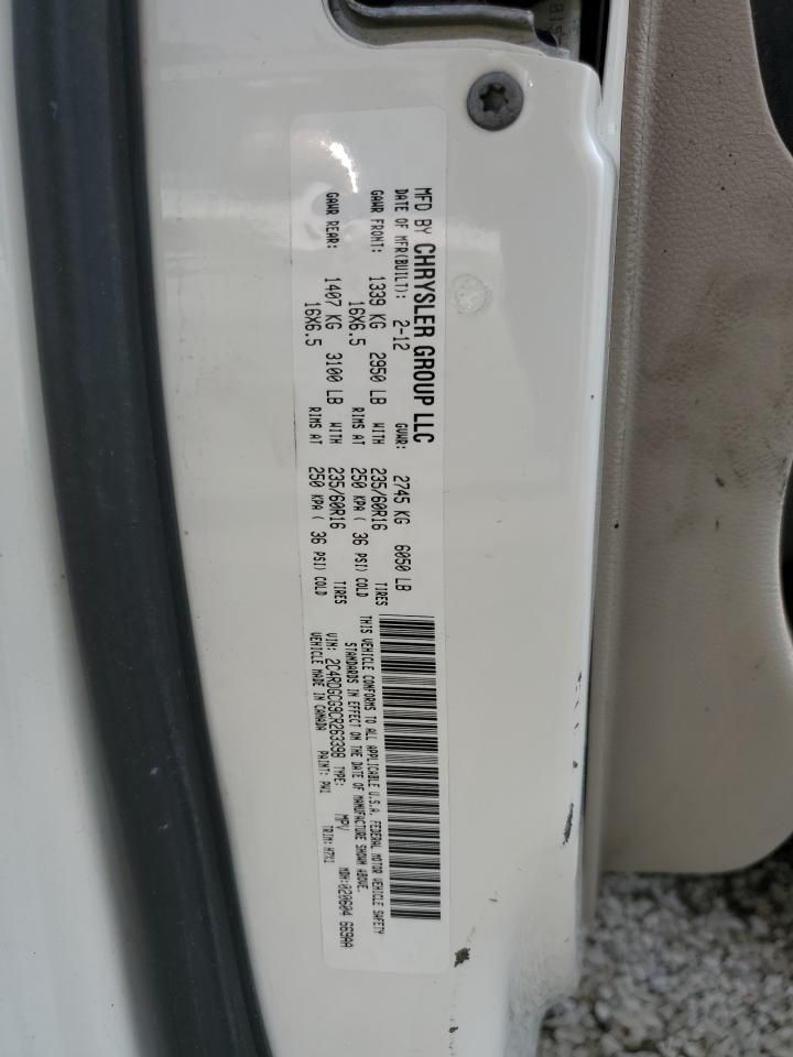 2012 Dodge Grand Caravan sxt