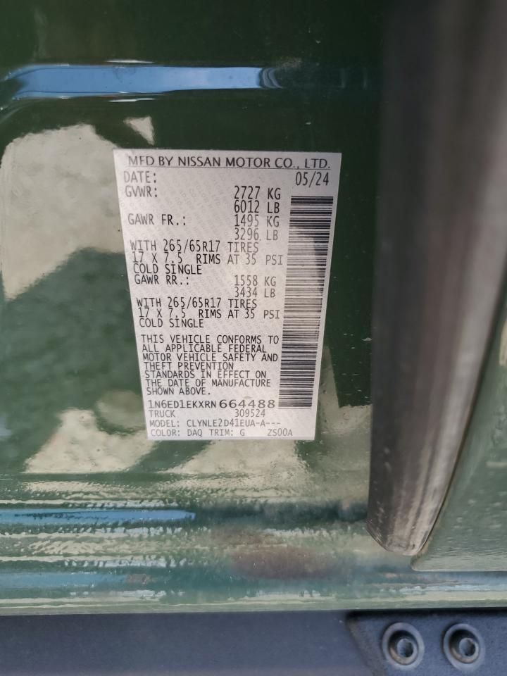 2024 Nissan Frontier s