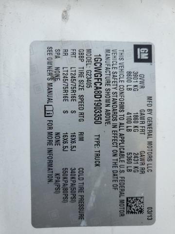 2013 Chevrolet Express G2500