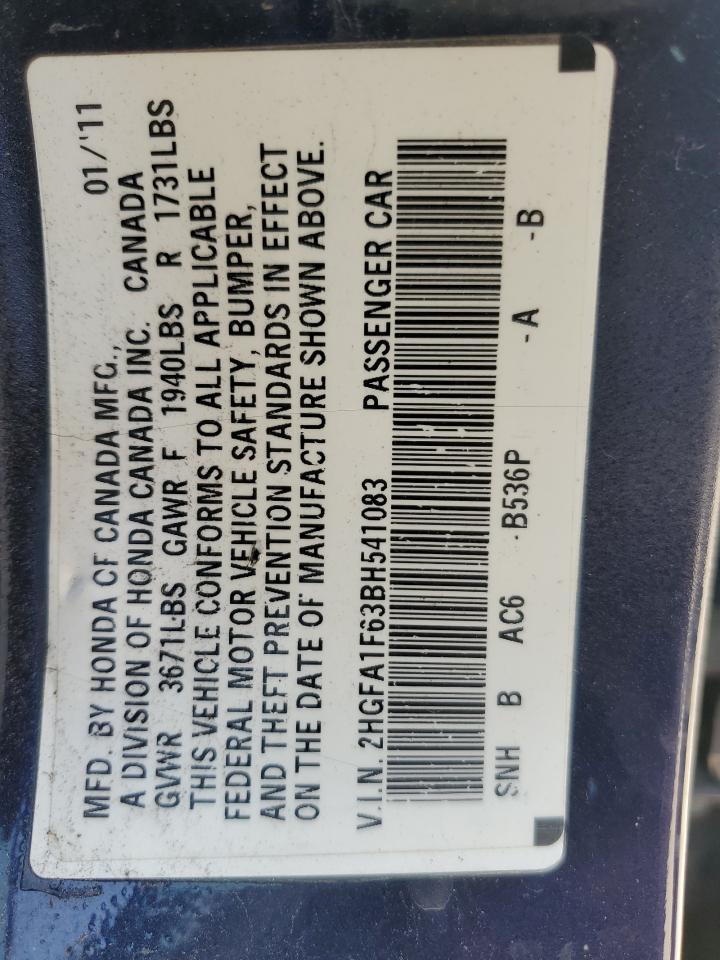 2011 Honda Civic Lx-s