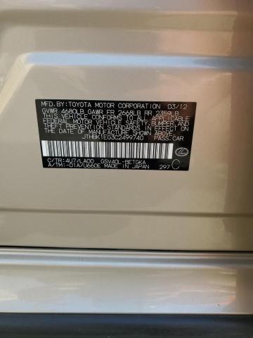 2012 Lexus Es 350