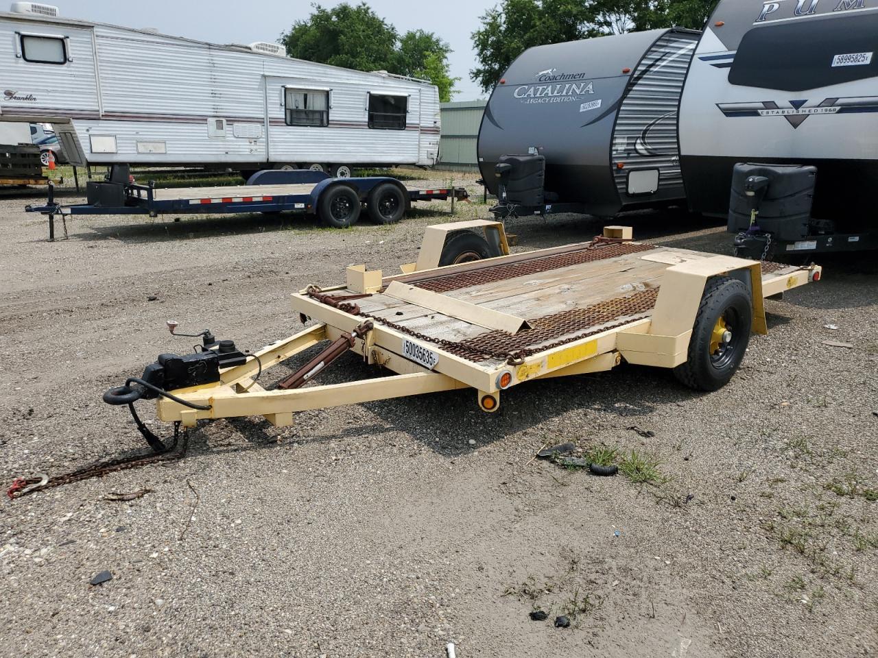 1988 Dynasty Weed Tilt Deck Equipment Trailer