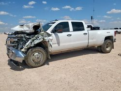 Salvage trucks for sale at Andrews, TX auction: 2017 Chevrolet Silverado K3500