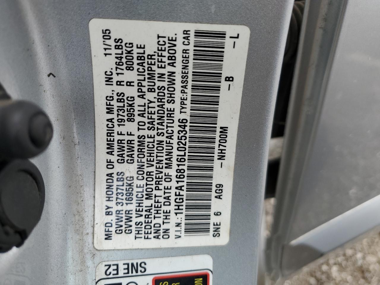 2006 Honda Civic ex