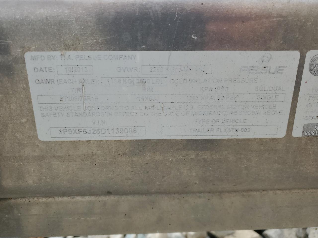 2013 Pelsue T-Fibe