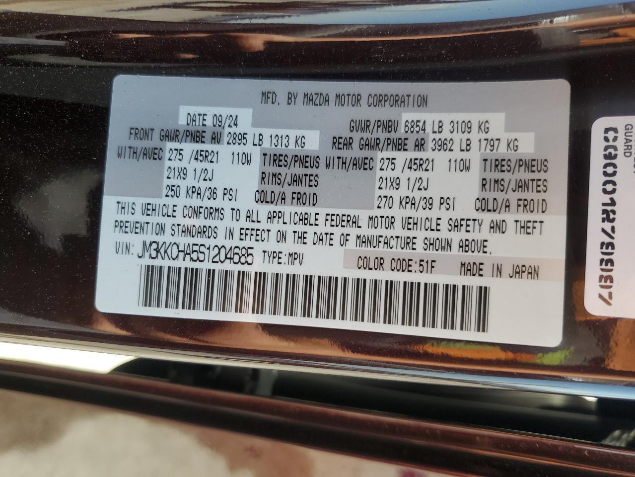 2025 Mazda Cx-90 Premium Sport