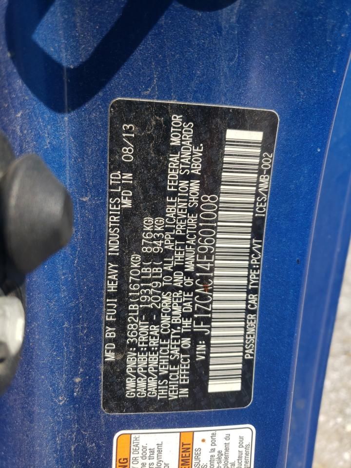 2014 Subaru Brz 2.0 Limited