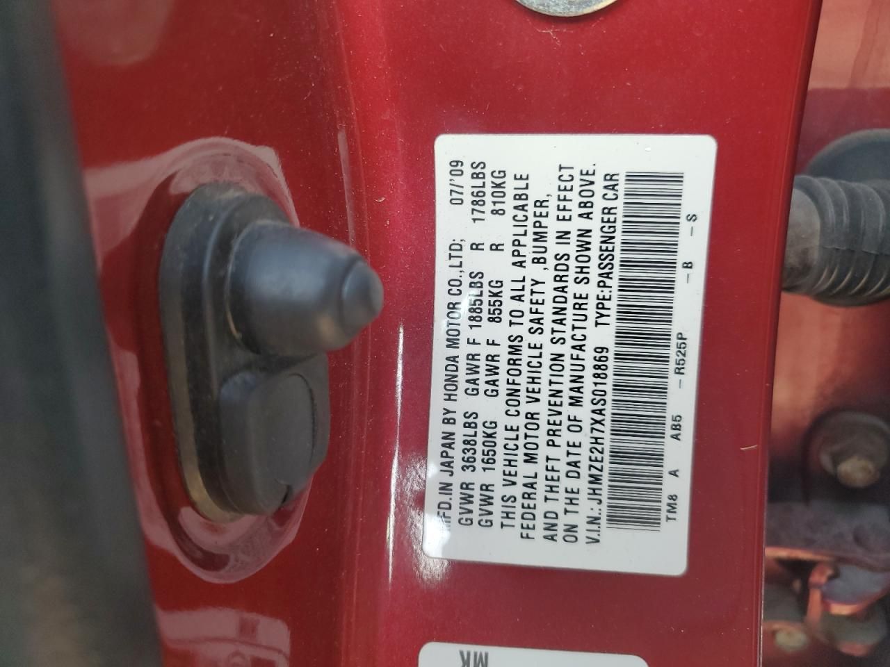 2010 Honda Insight ex