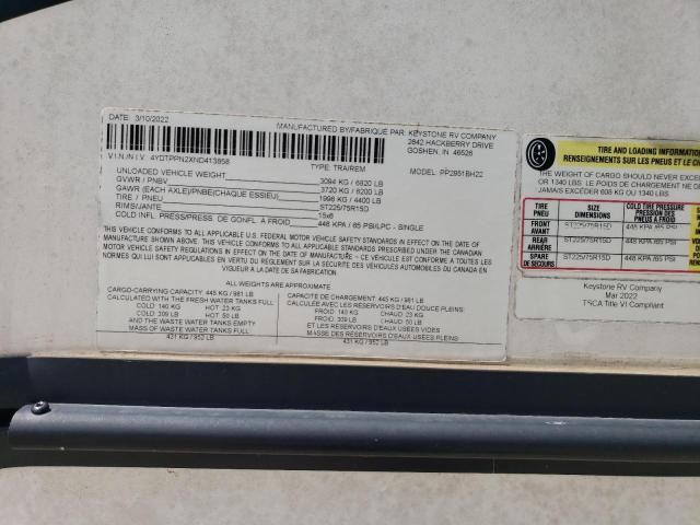 2022 Keystone Passport