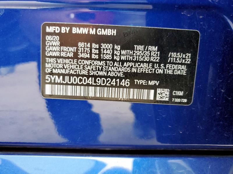 2020 BMW X5 M
