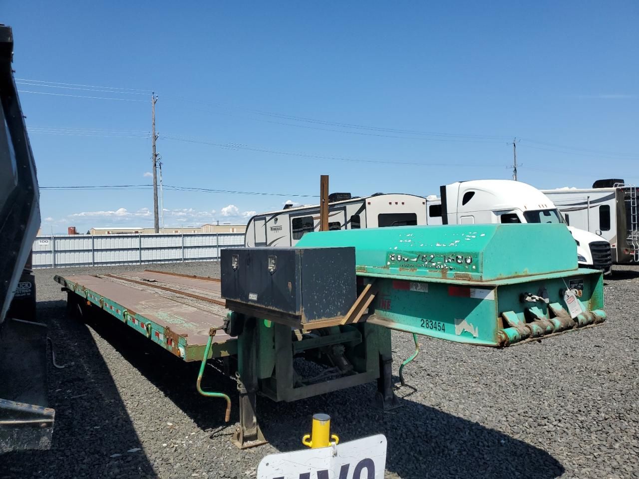 2001 Evaco Superline Tilt Deck Equipment Trailer