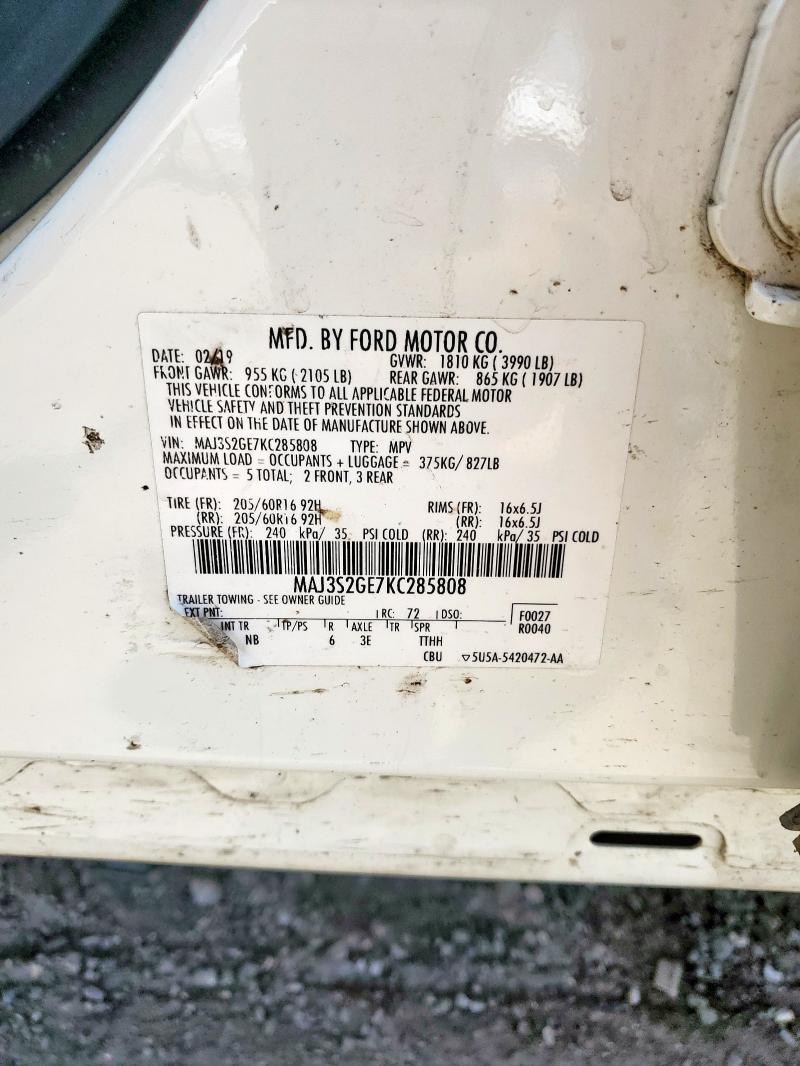 2019 Ford Ecosport se