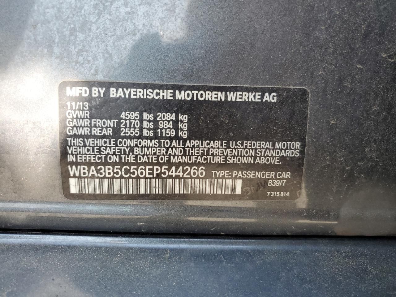 2014 BMW 328 xi Sulev