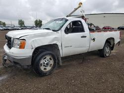 Salvage trucks for sale at Rocky View County, AB auction: 2013 GMC Sierra C2500 Heavy Duty
