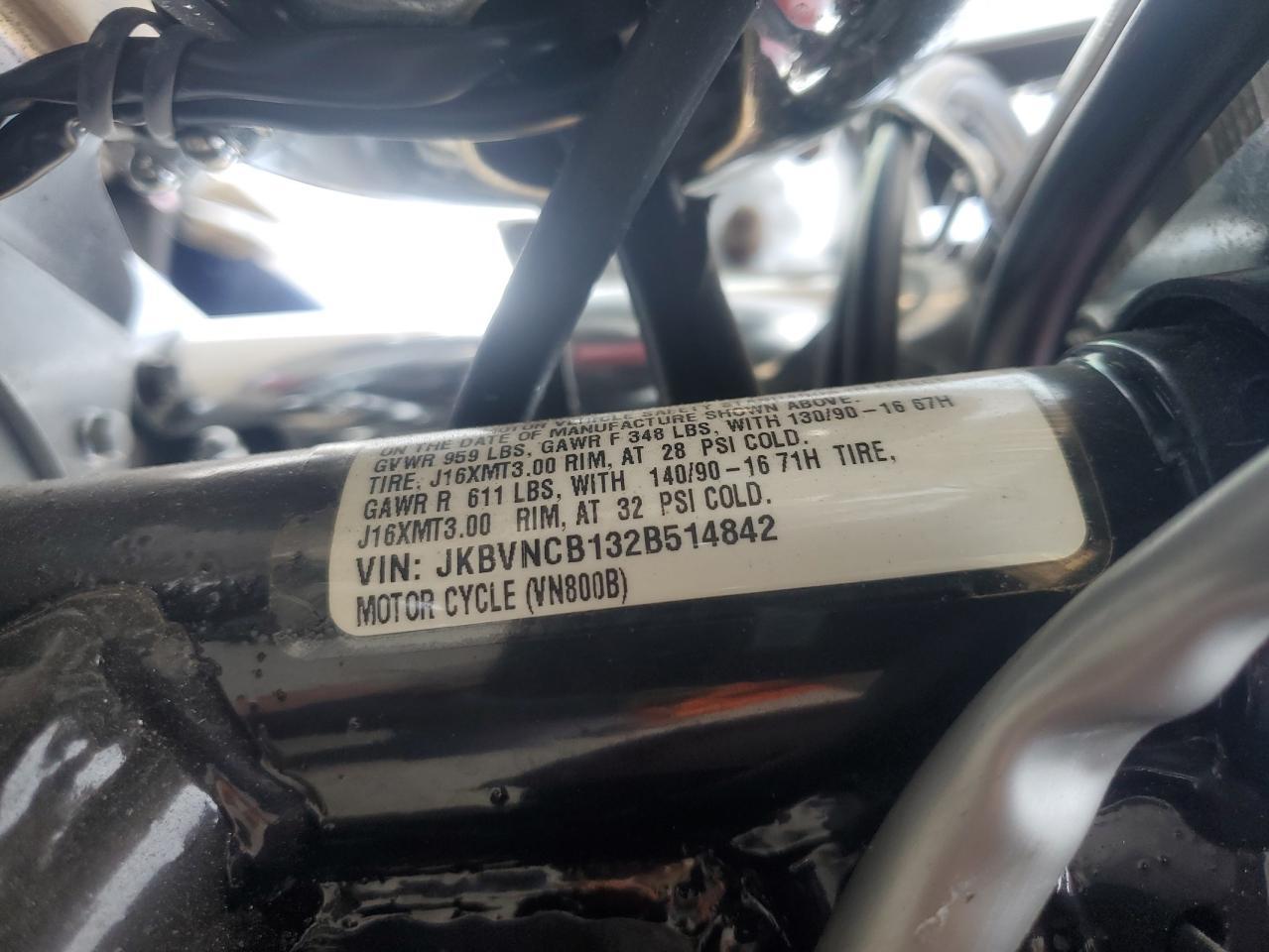 2002 Kawasaki VN800 B