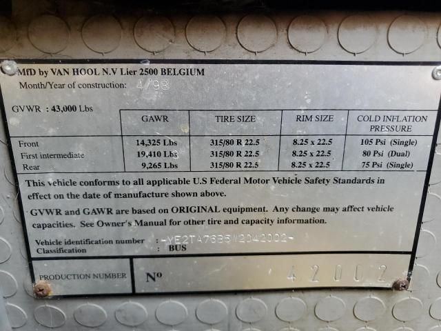 1998 Van Hool T900