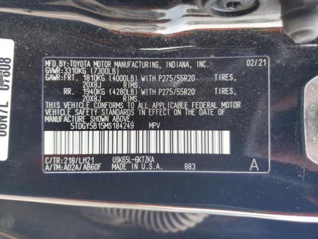 2021 Toyota Sequoia Platinum