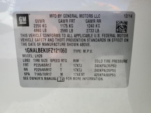 2015 Chevrolet Equinox lt