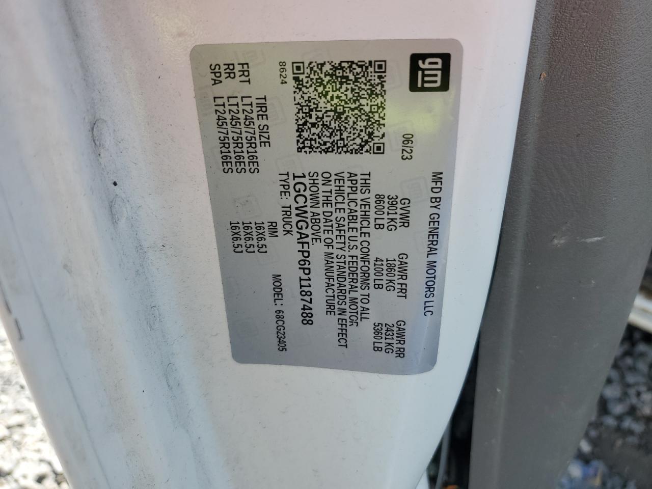 2023 Chevrolet Express G2500