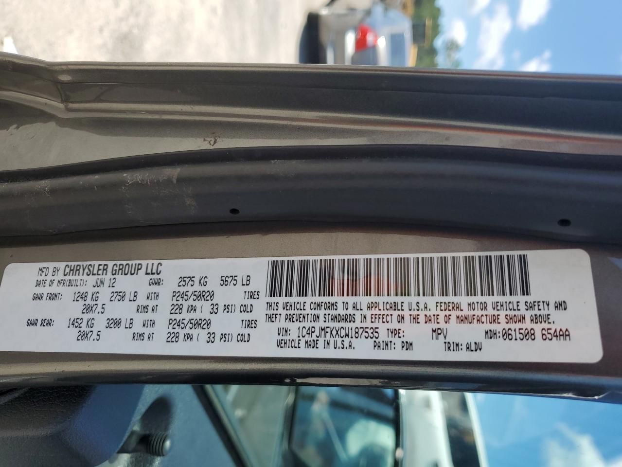 2012 Jeep Liberty jet