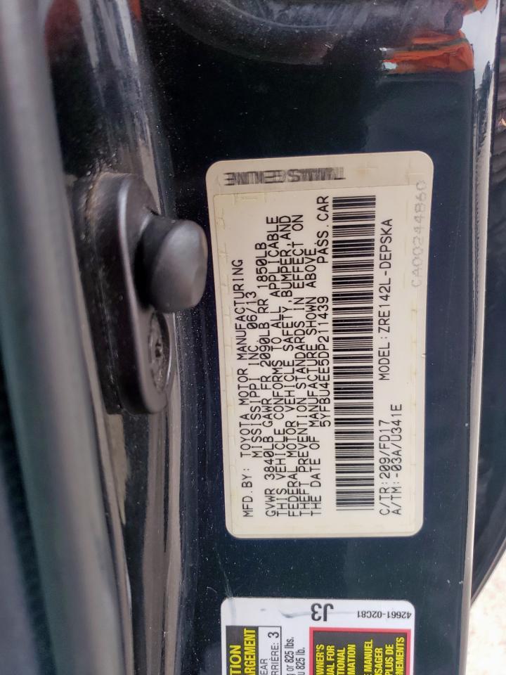 2013 Toyota Corolla Base