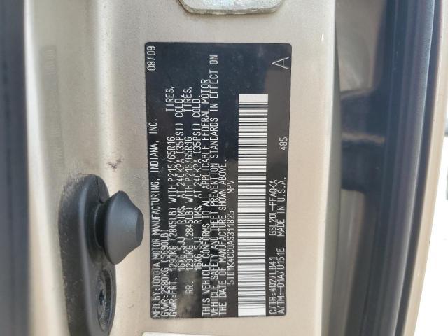 2010 Toyota Sienna xle