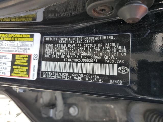 2018 Toyota Camry XSE