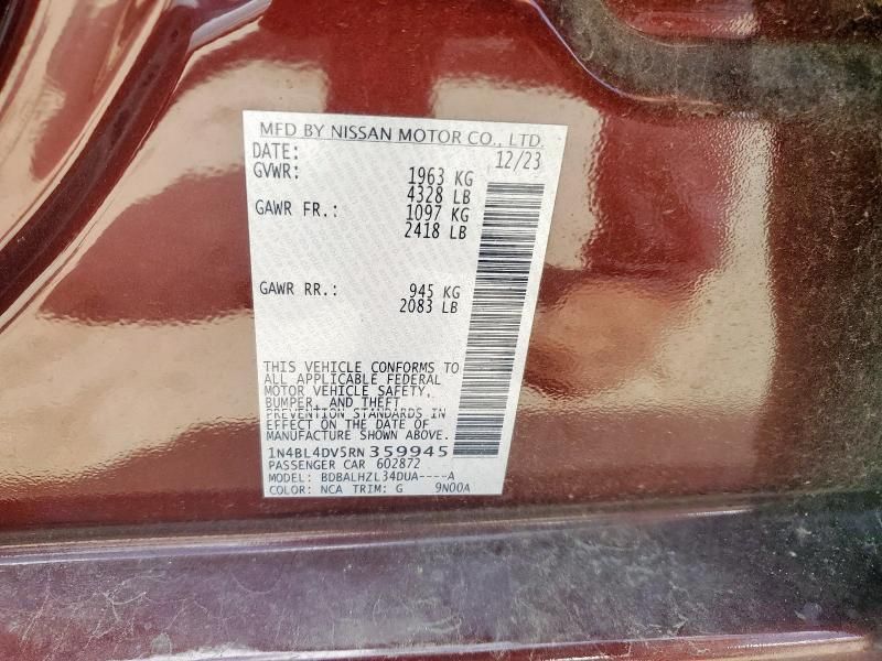 2024 Nissan Altima sv