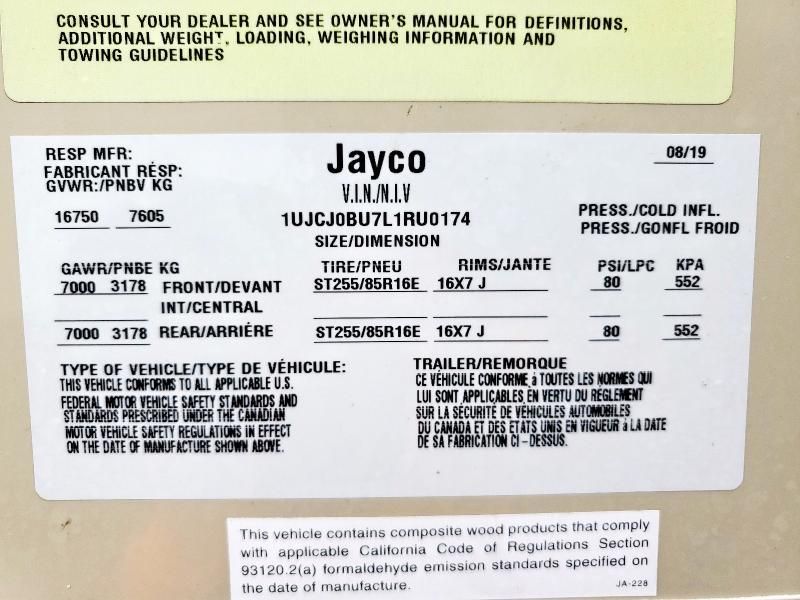 2020 Jayco Pinnacle 36 Ssws