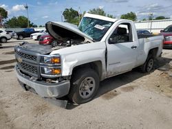 Chevrolet salvage cars for sale: 2015 Chevrolet Silverado C1500