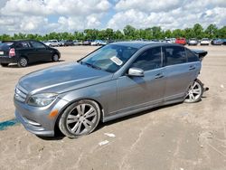 Mercedes-Benz C-class salvage cars for sale: 2011 Mercedes-Benz C300
