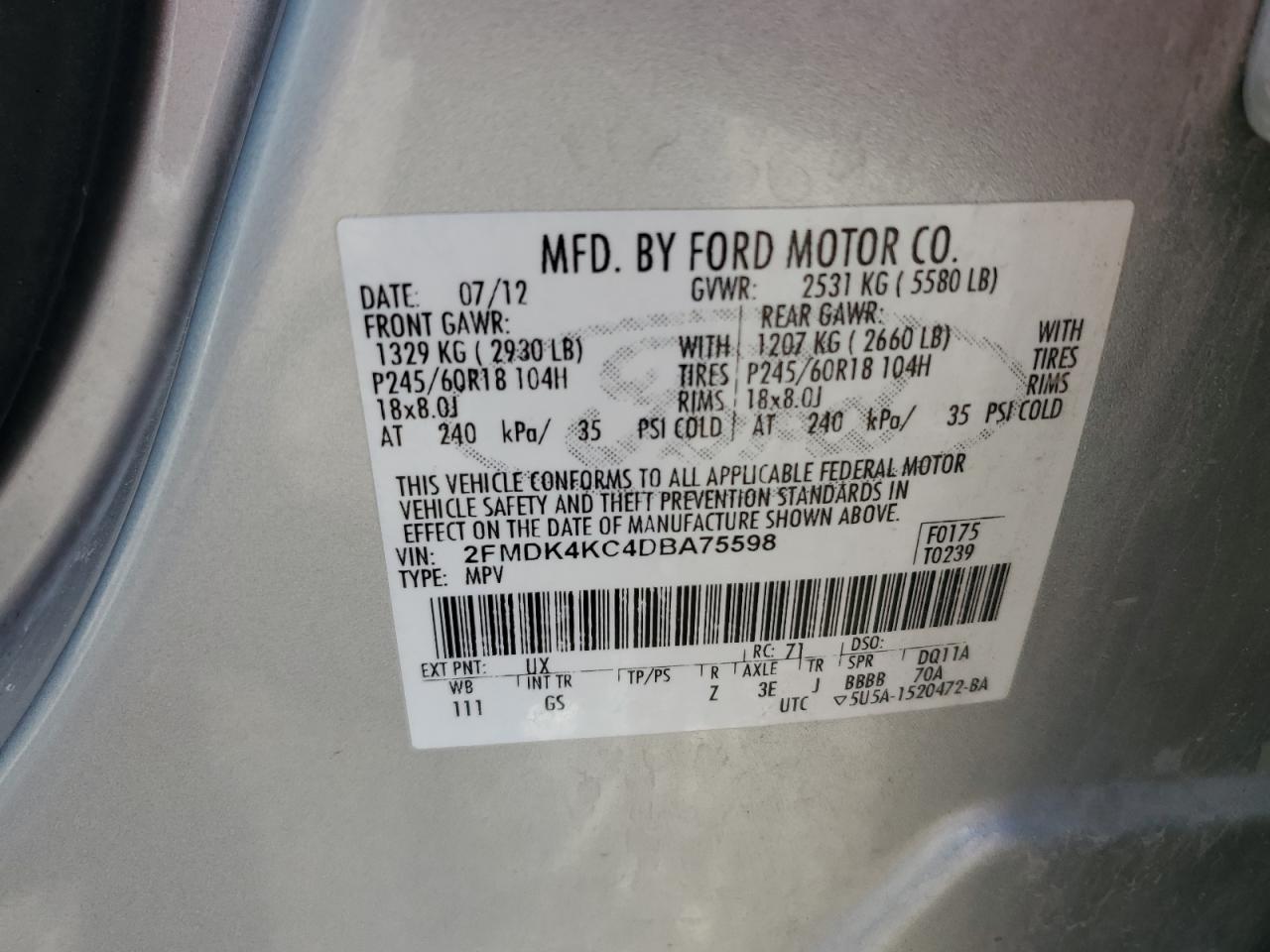 2013 Ford Edge Limited