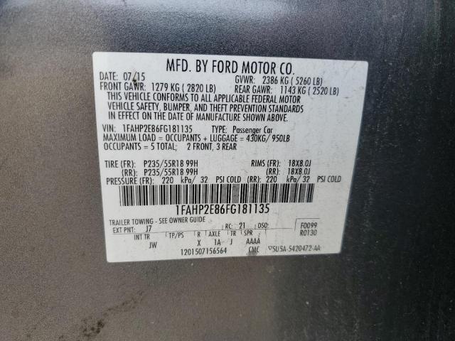 2015 Ford Taurus sel