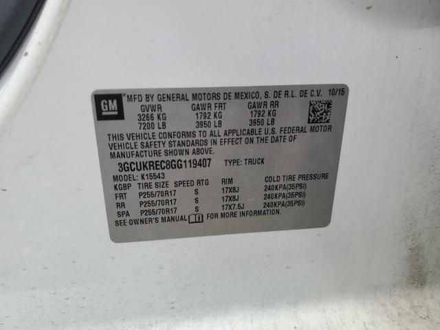 2016 Chevrolet Silverado K1500 LT