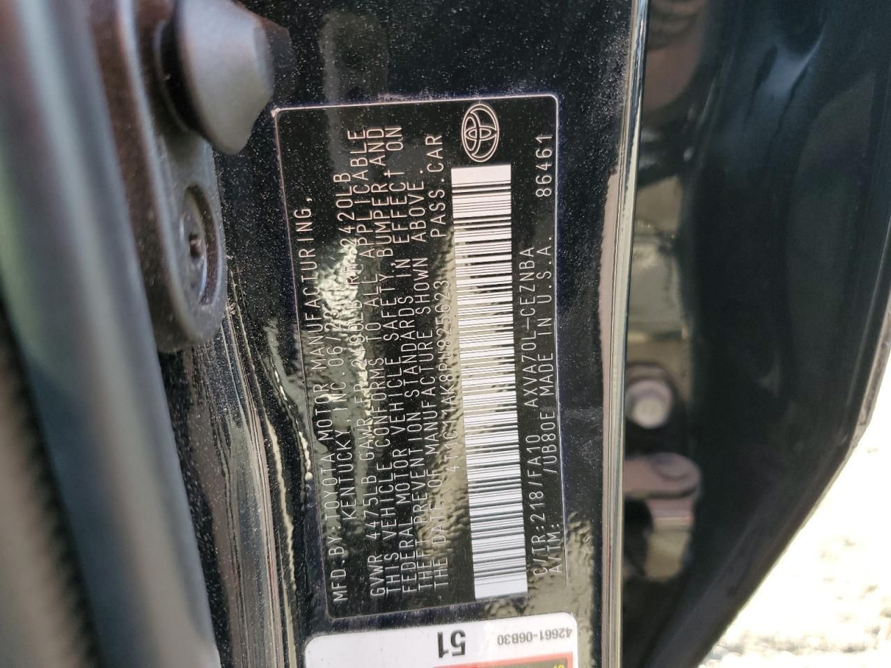 2023 Toyota Camry le