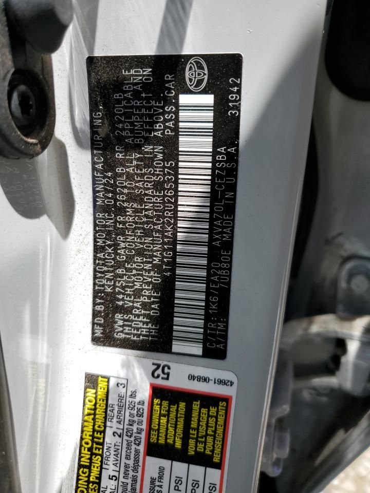 2024 Toyota Camry se Night Shade