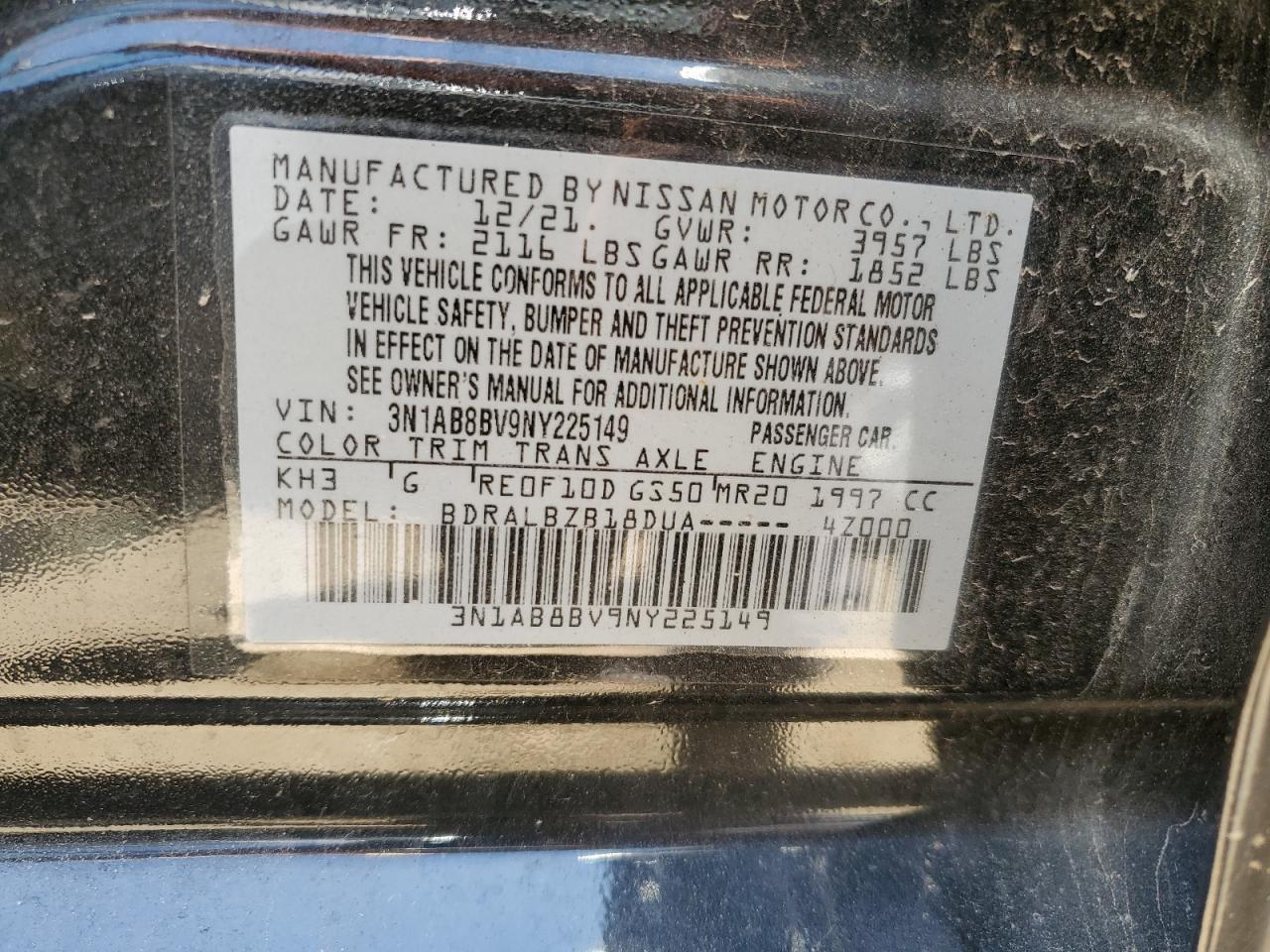 2022 Nissan Sentra s