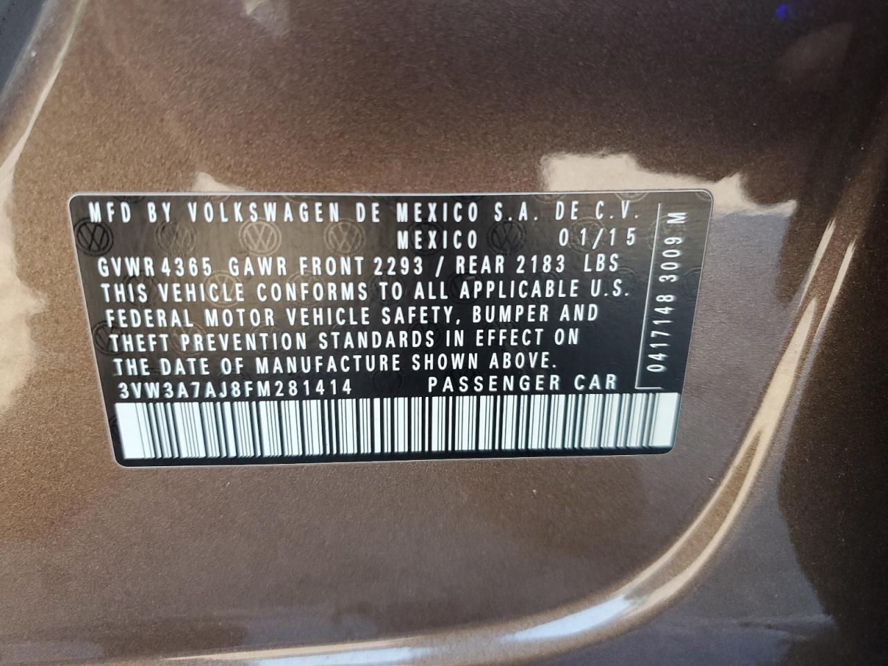 2015 Volkswagen Jetta tdi