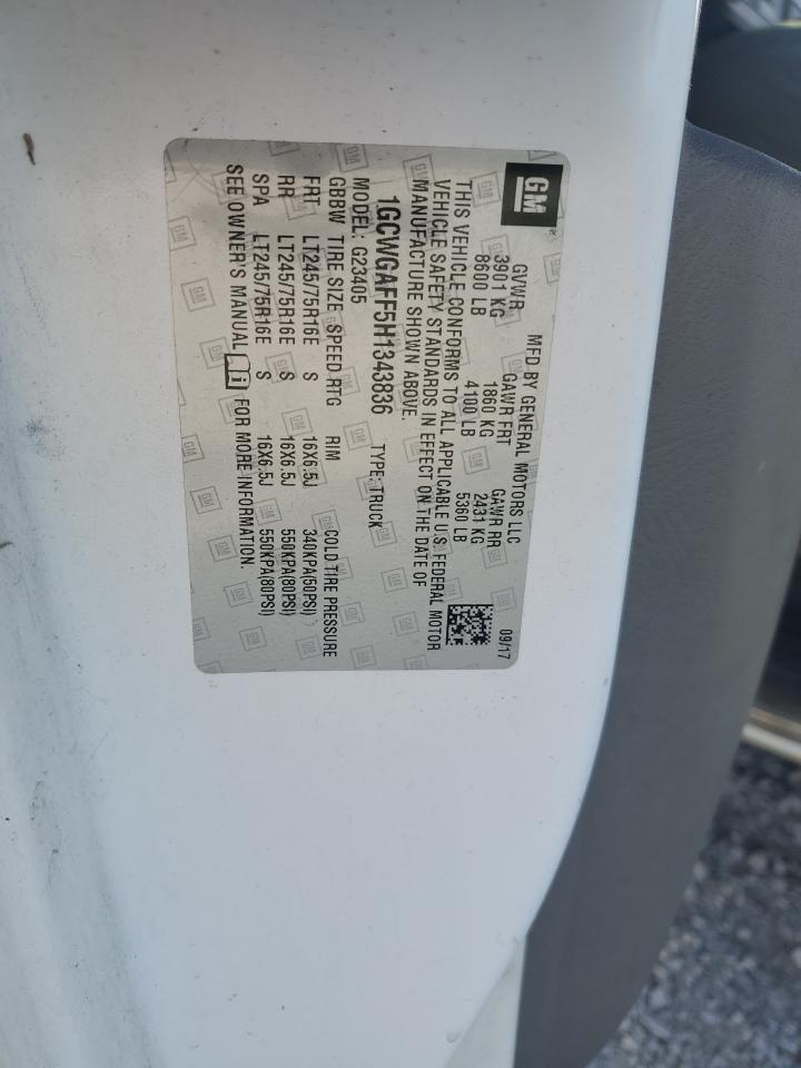 2017 Chevrolet Express G2500