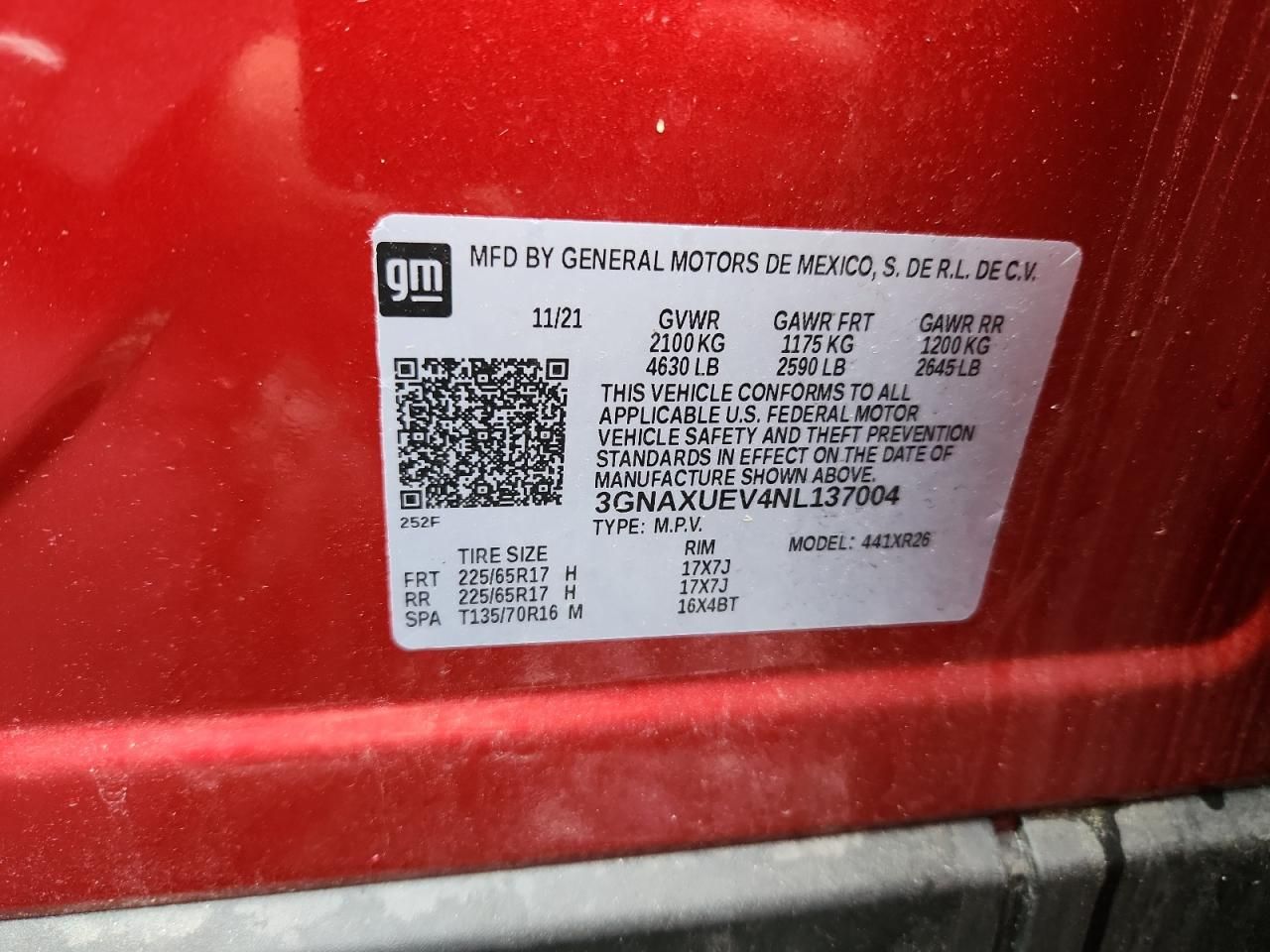 2022 Chevrolet Equinox lt